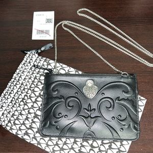 BRIGHTON Cordoba Mini Cross-body Envelope Bag - Black NWT